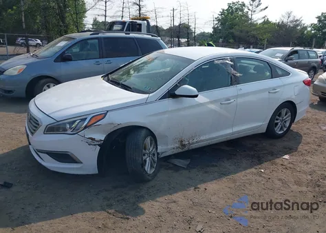 2017 Hyundai Sonata Se z USA, uszkodzony, nr VIN 5NPE24AF2HH549448